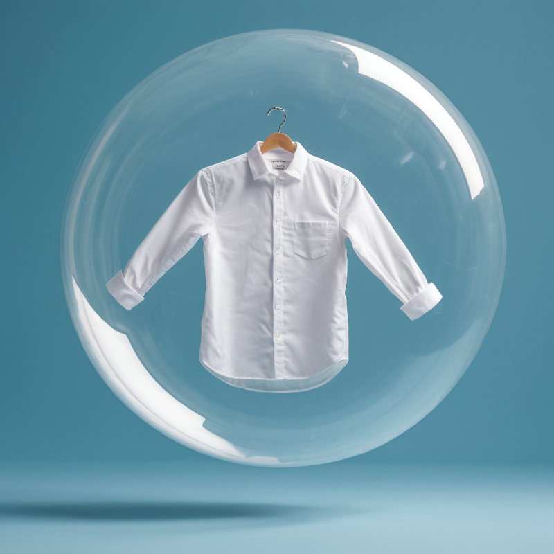 White shirt bubble